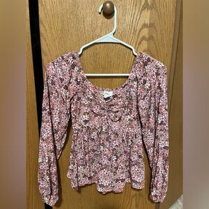 Flowery Flowy Pink Long sleeve